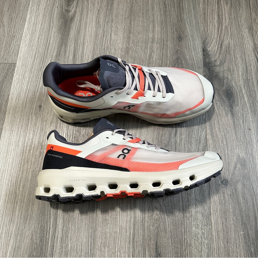 On Running Men's White and Black Shoes